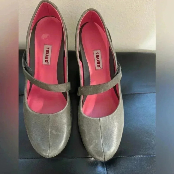 Tsubo Leather and Suede Acrea' Slingback Mary Jane Pumps/Heels Sz 9. 🔥 - Picture 6 of 13